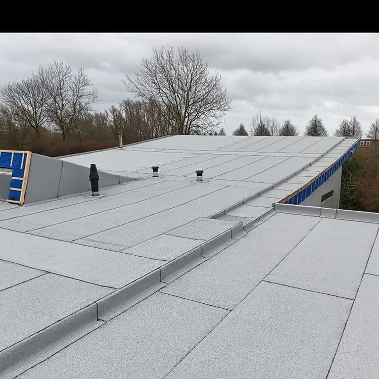 Nieuw bitumen plat dak na een dakrenovatie in Veenendaal