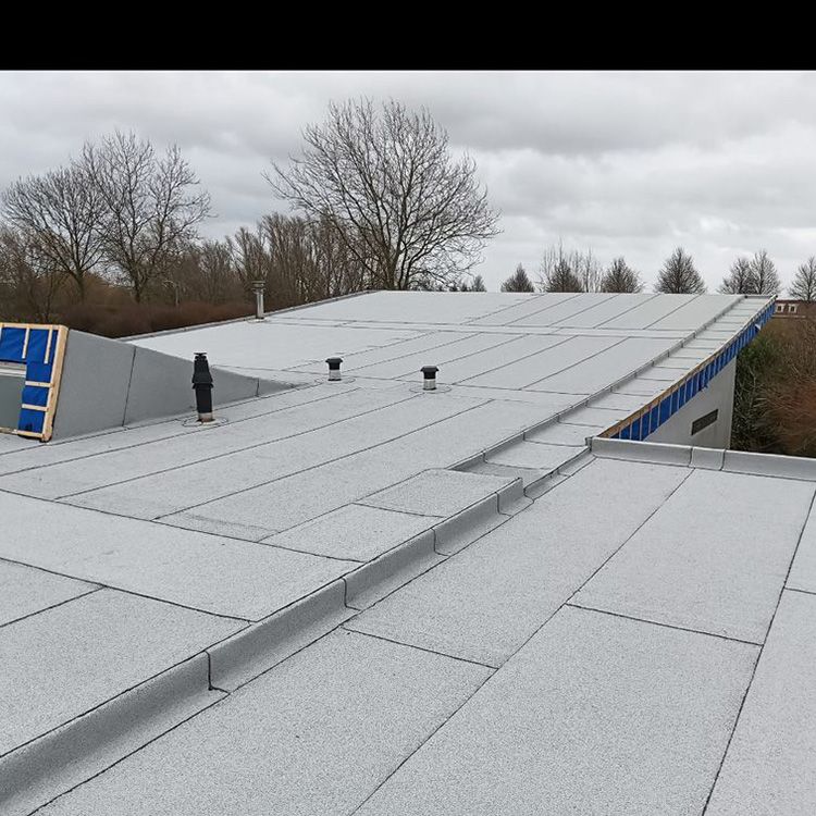 Geïsoleerd plat dak met nieuwe bitumen in Veenendaal
